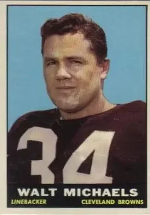 1961 Topps #75 Walt Michaels