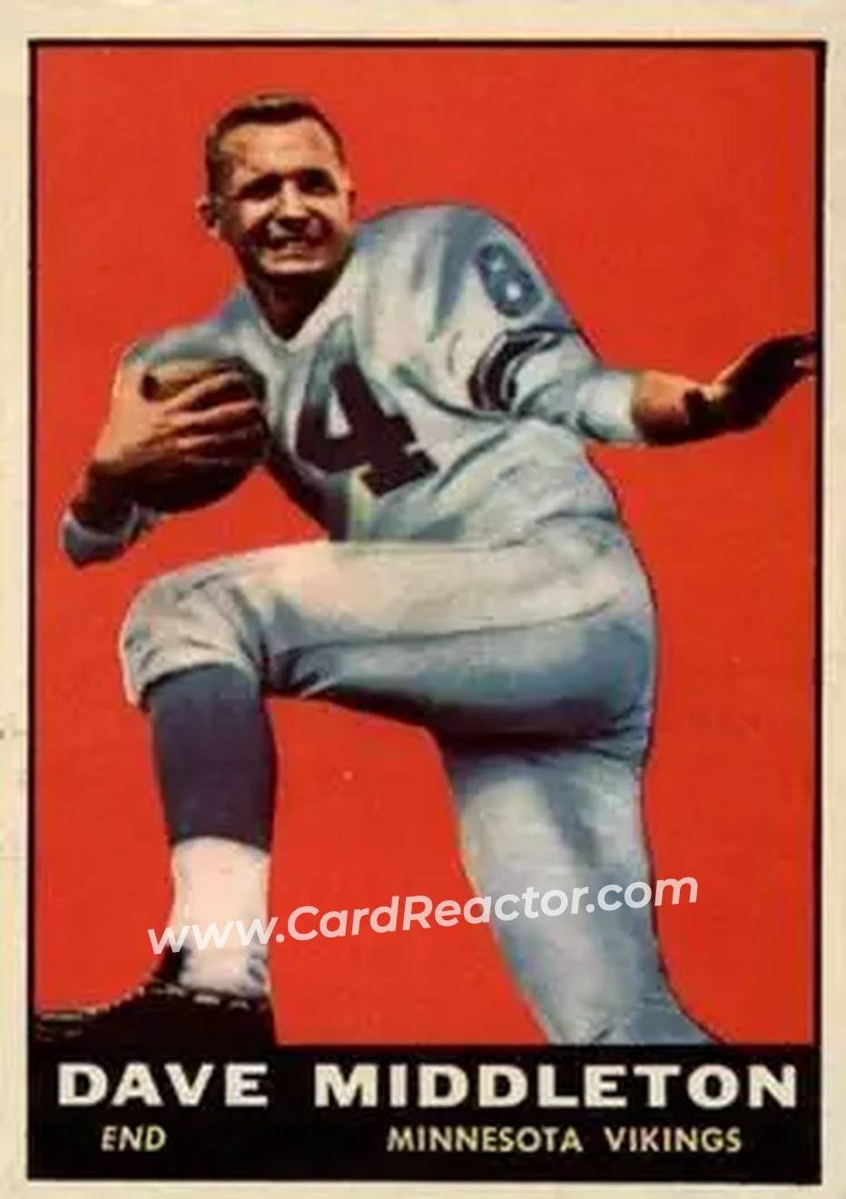 Front of Dave Middleton