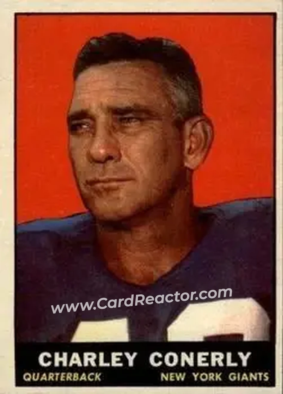 Front of Charley Conerly
