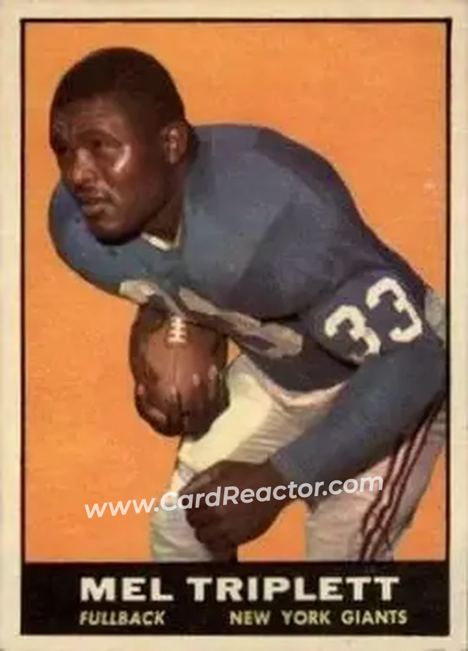 Front of Mel Triplett