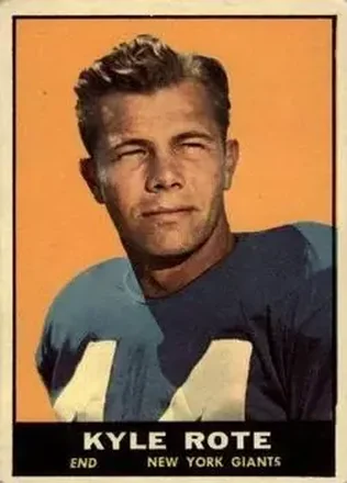 1961 Topps #87 Kyle Rote