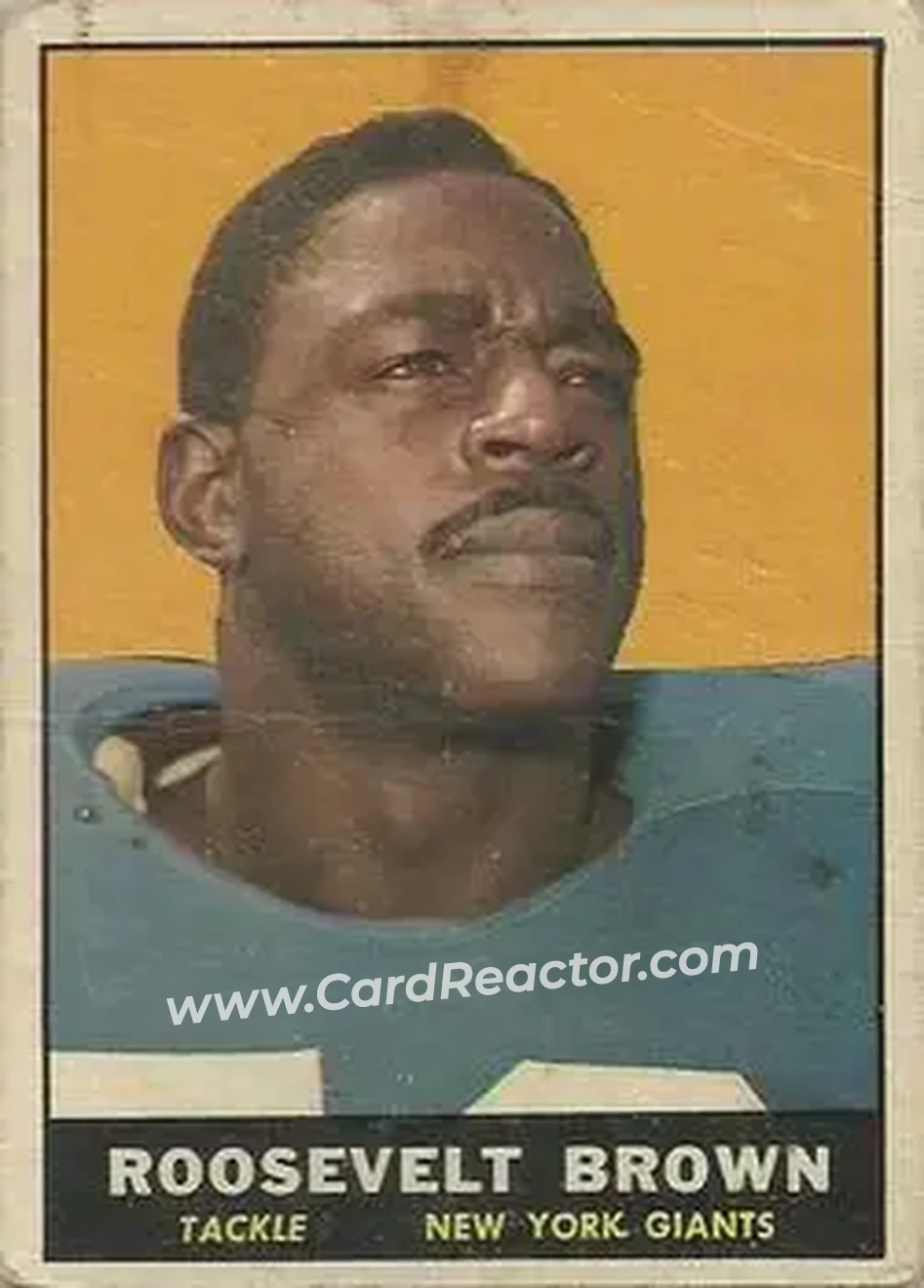 Front of Roosevelt Brown