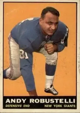 1961 Topps #90 Andy Robustelli