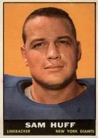 1961 Topps #91 Sam Huff