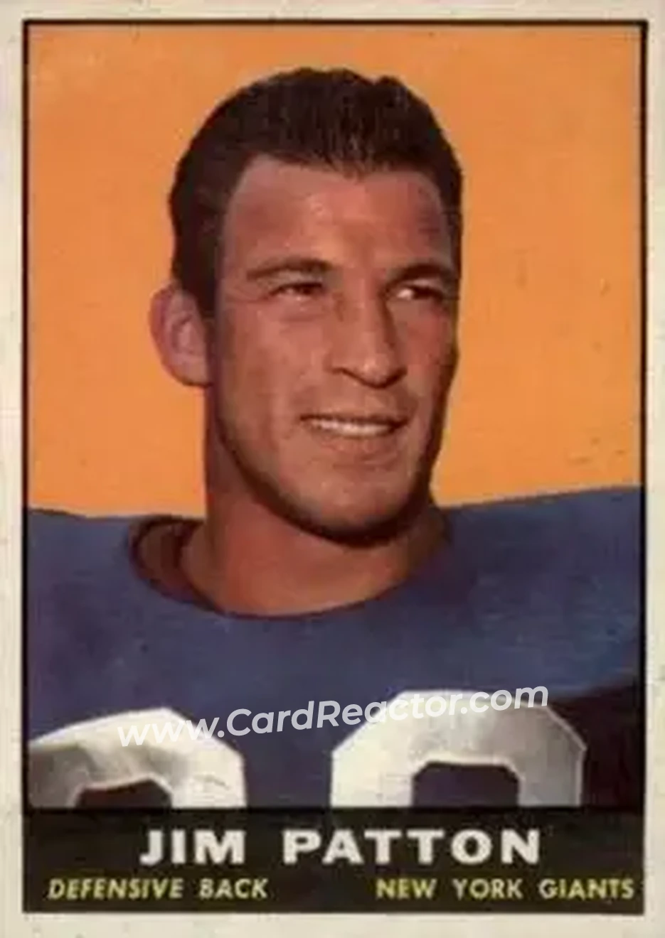 Front of Jim Patton