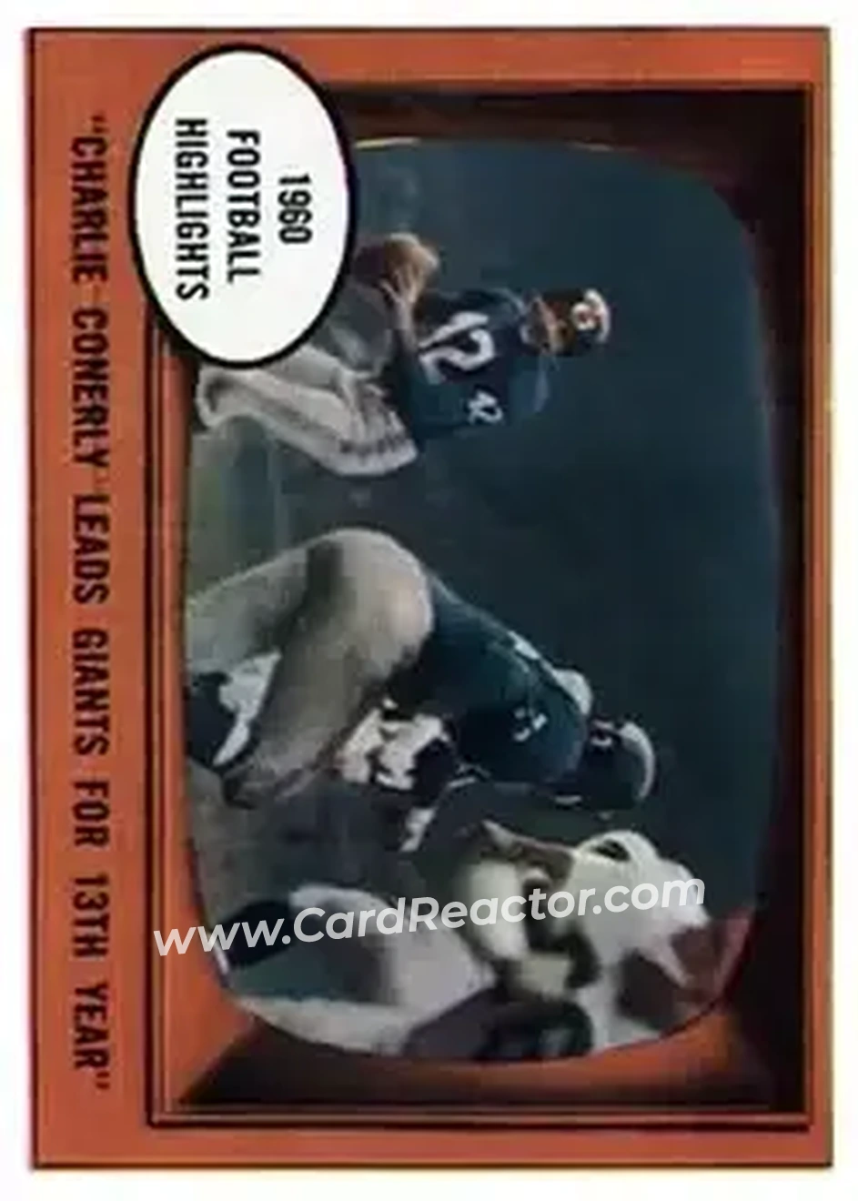 Front of Charley Conerly