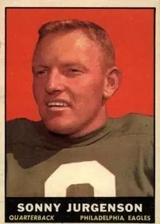 1961 Topps #95 Sonny Jurgensen