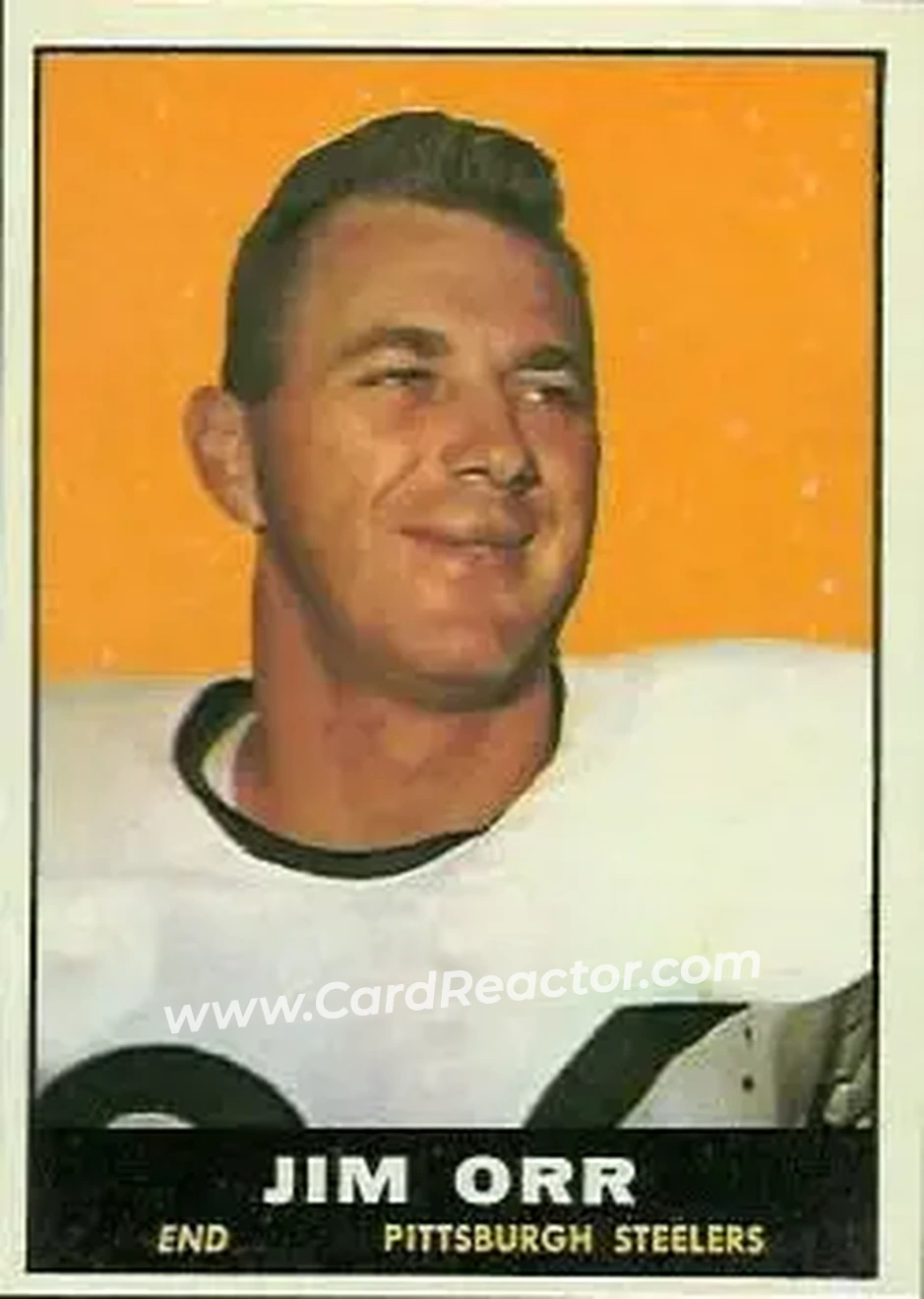 Front of Jimmy Orr