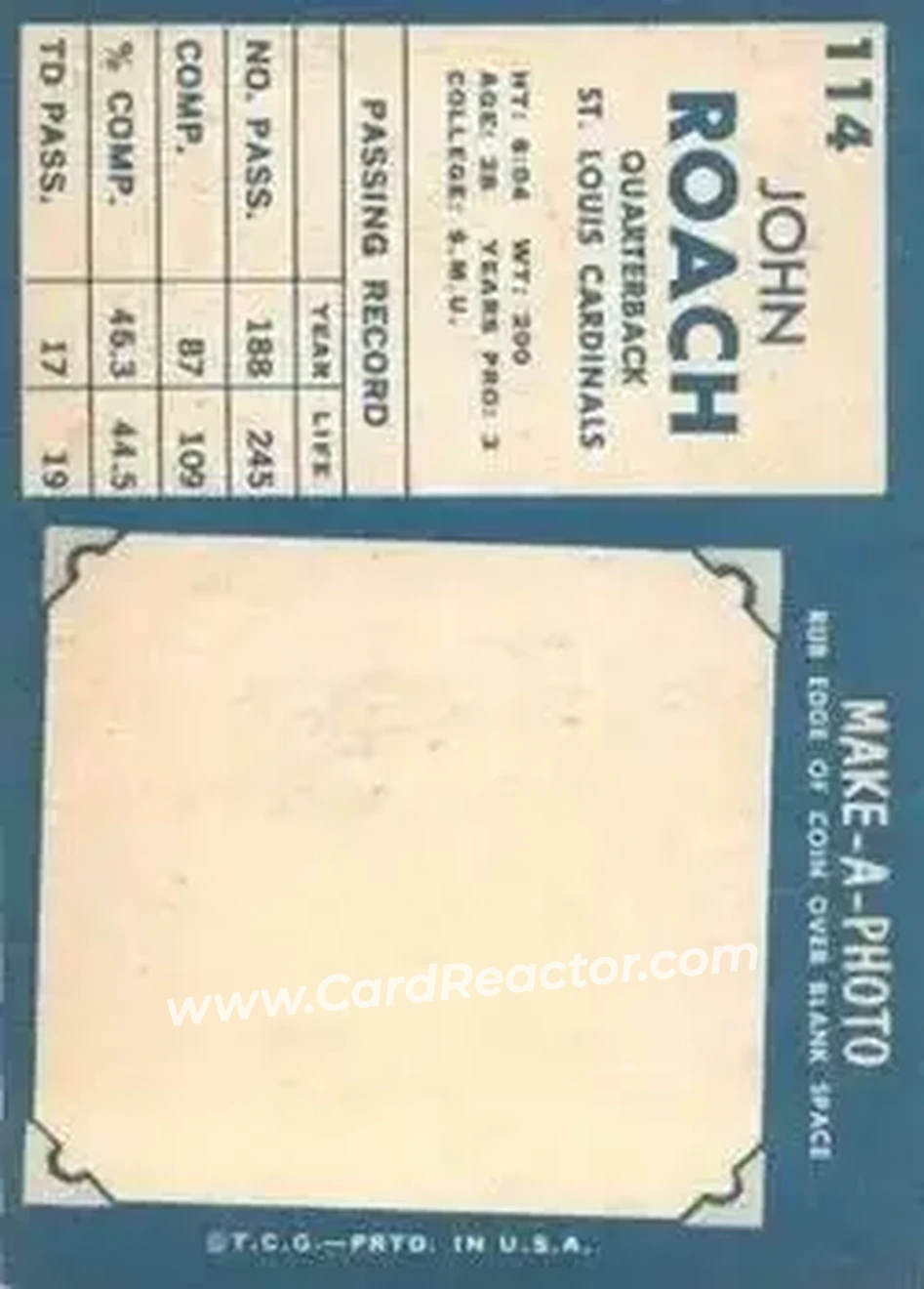 Back of John Roach