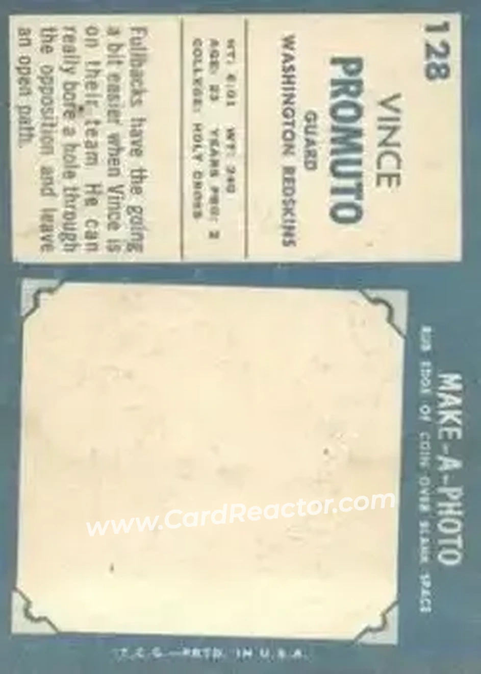 Back of Vince Promuto