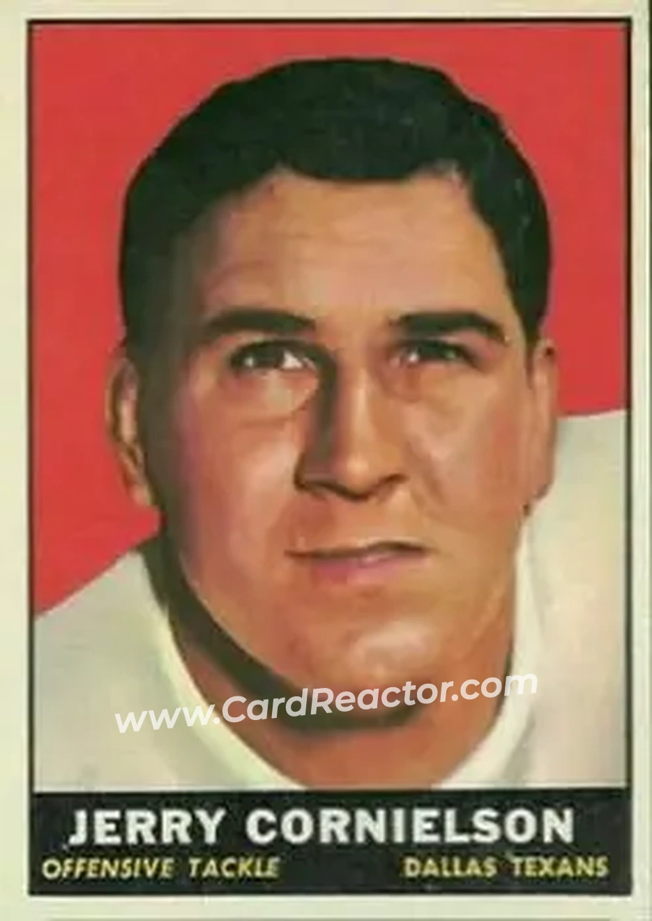 Front of Jerry Cornelison