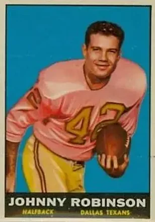 1961 Topps #139 Johnny Robinson