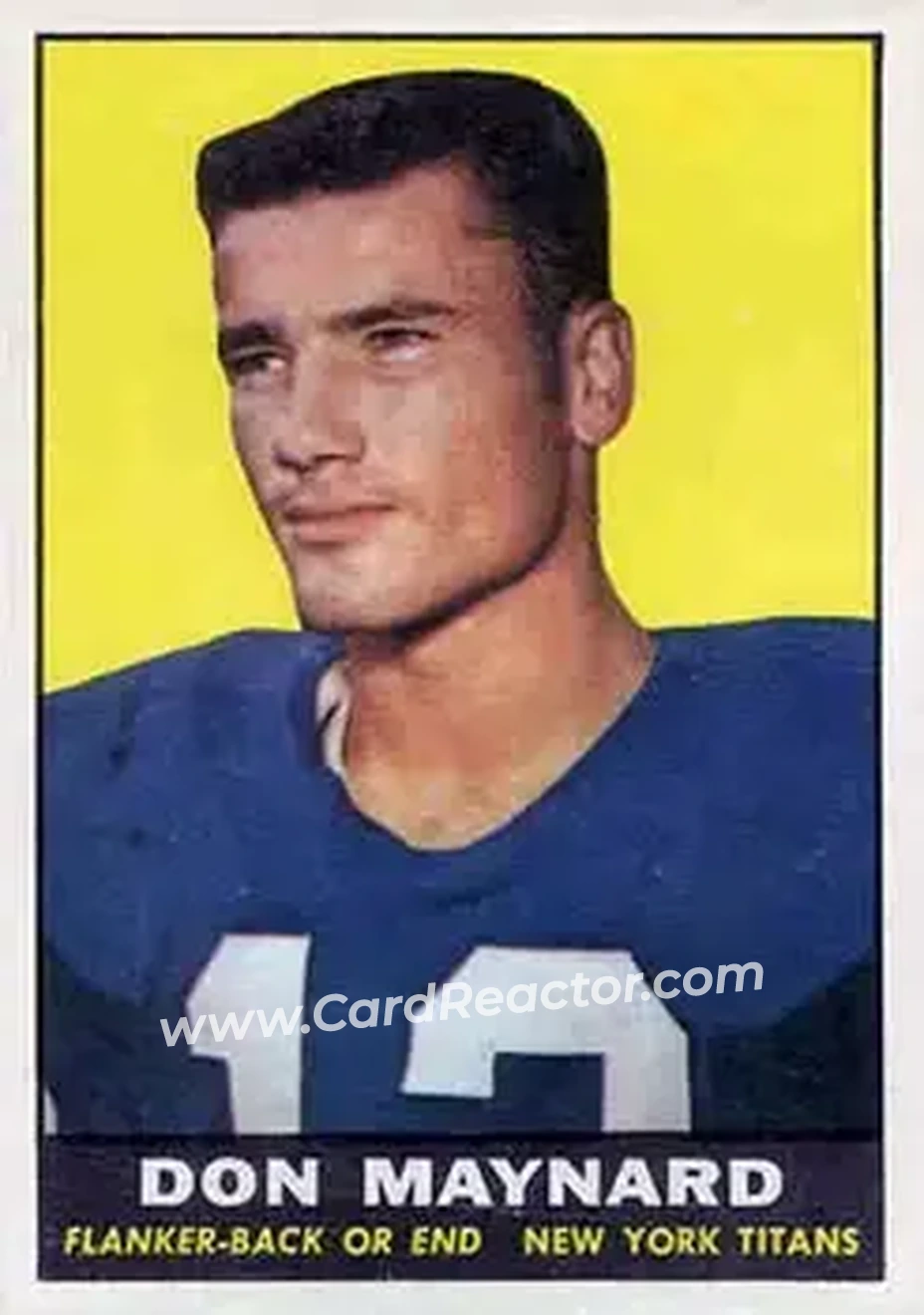 Front of Don Maynard
