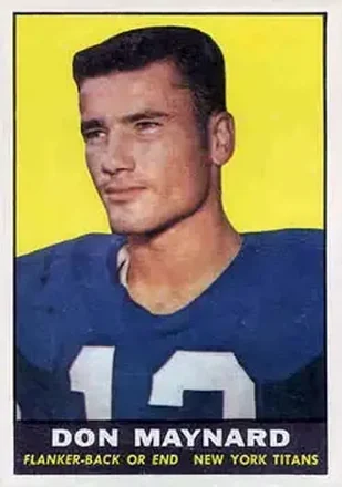 1961 Topps #150 Don Maynard