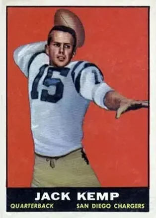 1961 Topps #166 Jack Kemp