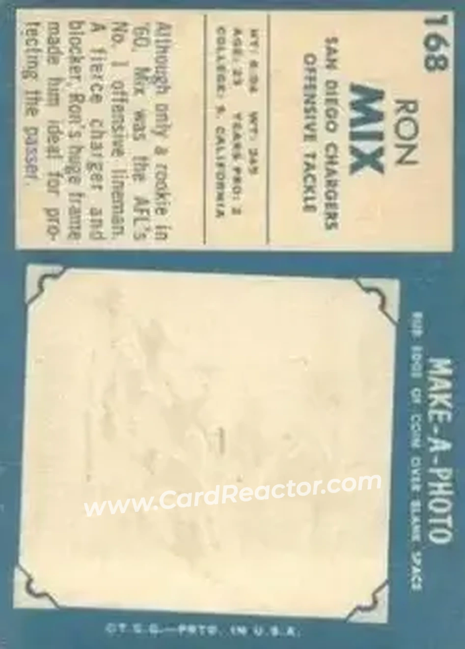 Back of Ron Mix