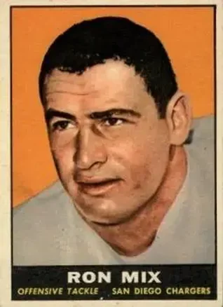 1961 Topps #168 Ron Mix