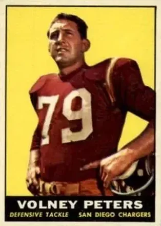 1961 Topps #170 Volney Peters