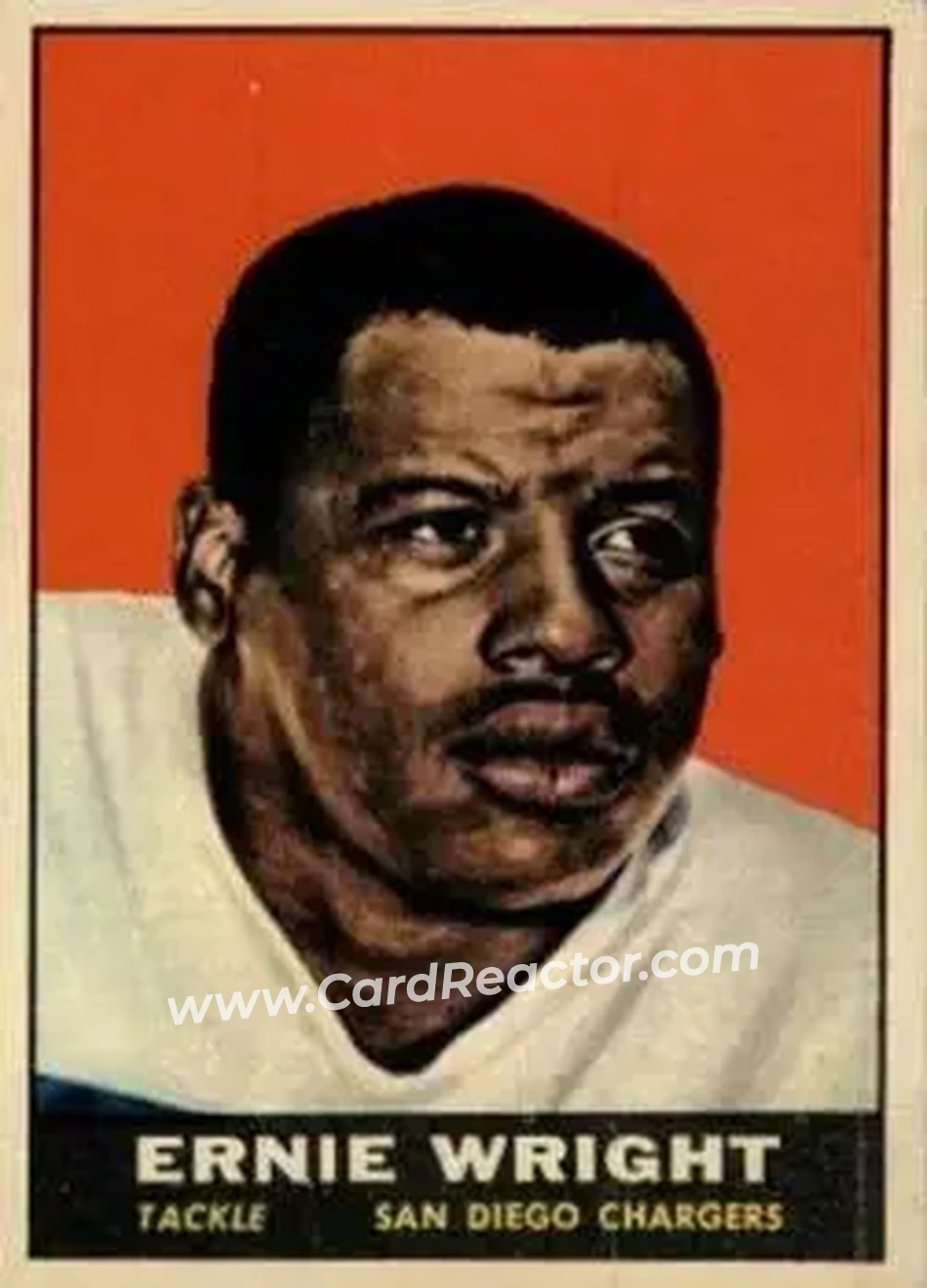 Front of Ernie Wright