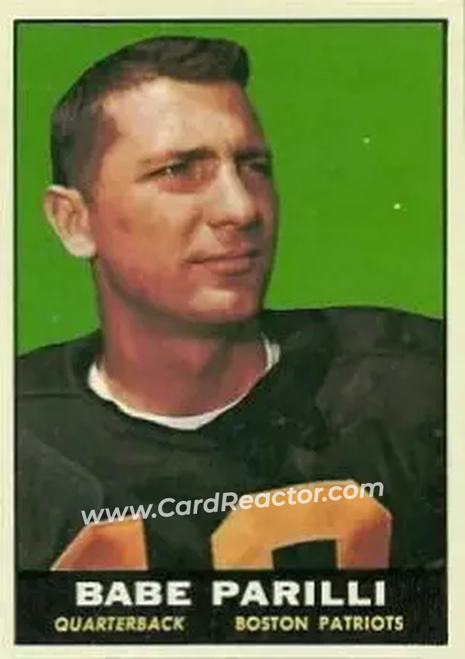 Front of Babe Parilli