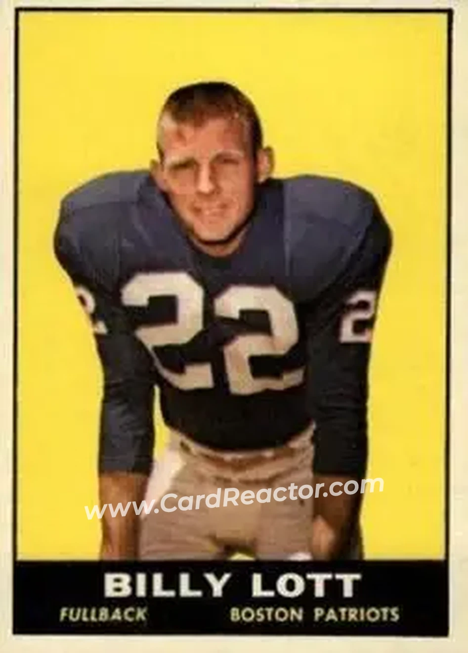Front of Billy Lott