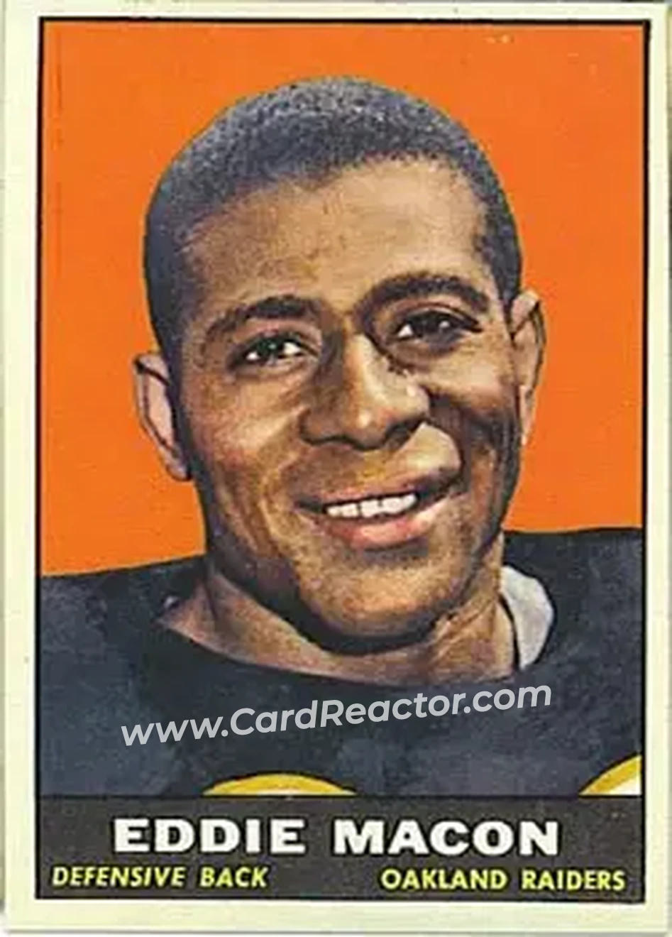 Front of Eddie Macon