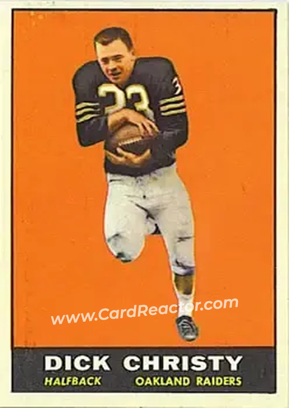 Front of Dick Christy