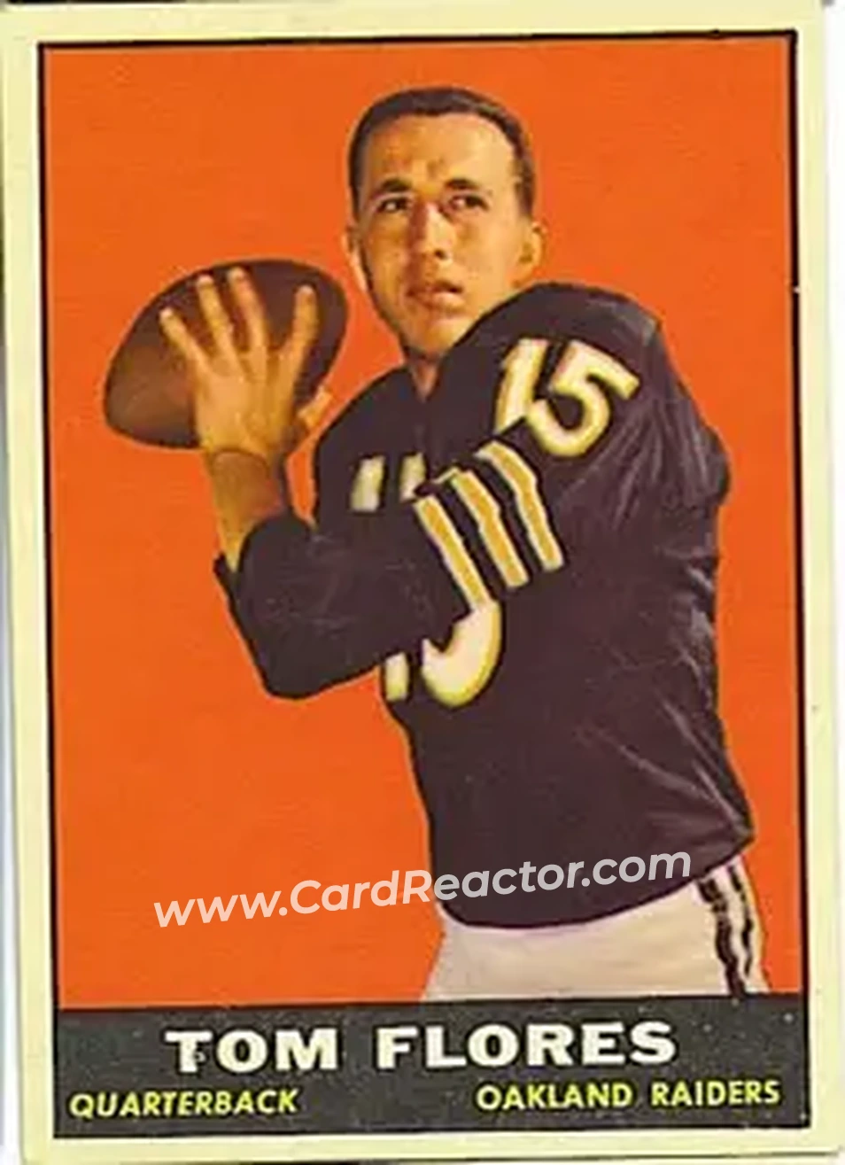 Front of Tom Flores