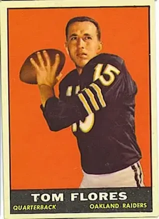 1961 Topps #186 Tom Flores