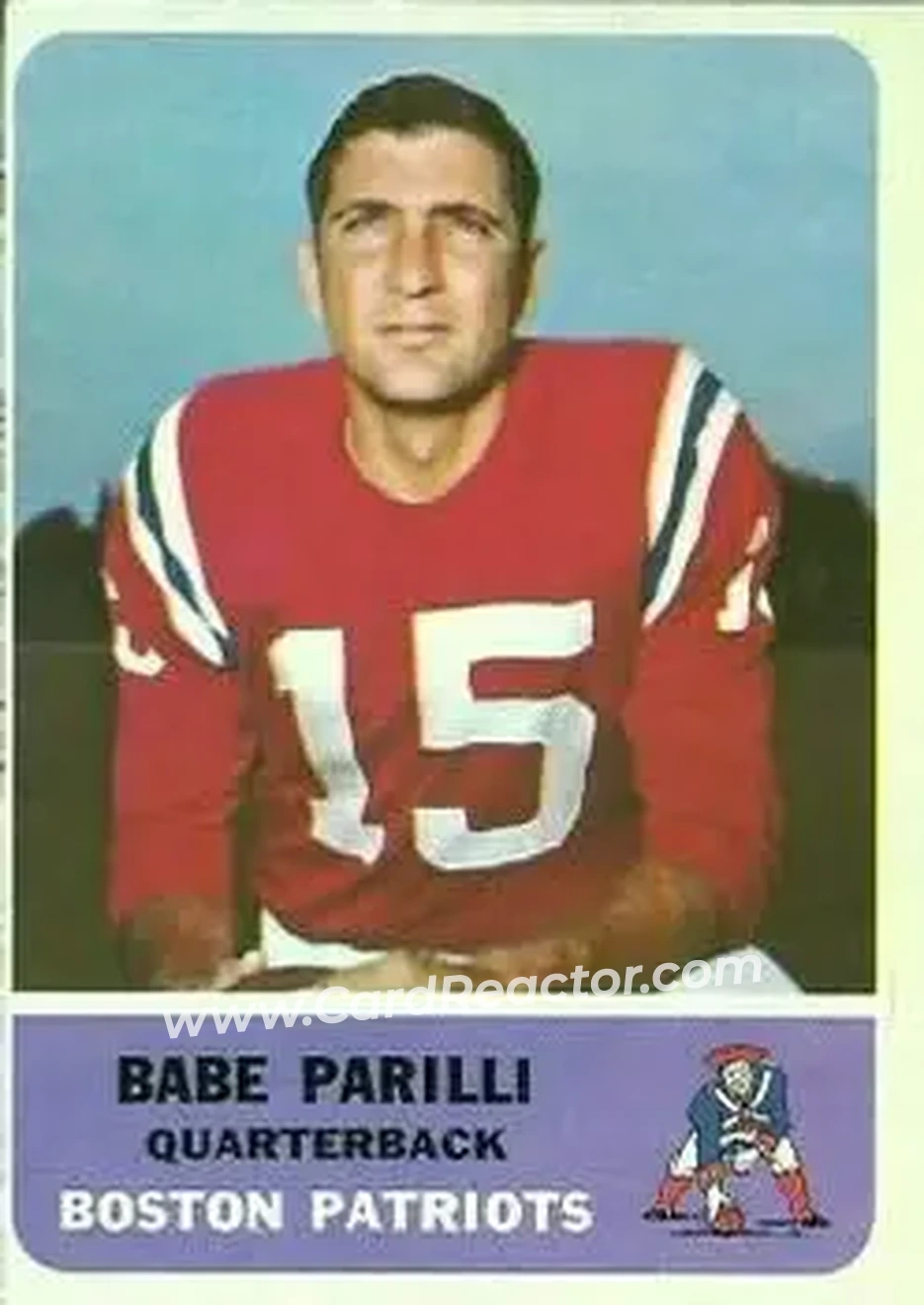 Front of Babe Parilli