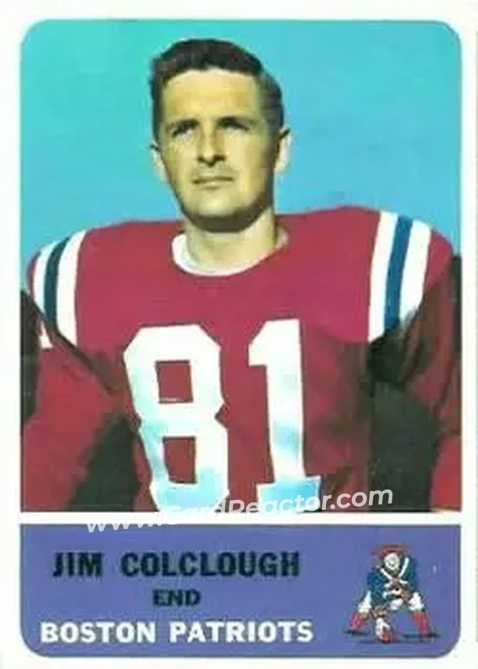 Front of Jim Colclough