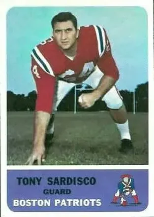 1962 Fleer #6 Tony Sardisco