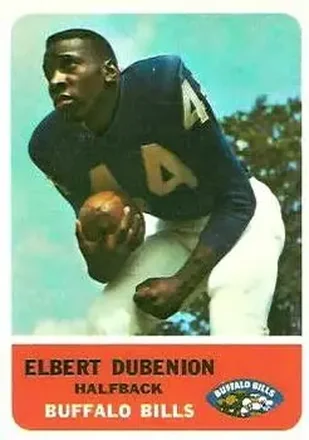 1962 Fleer #14 Elbert Dubenion