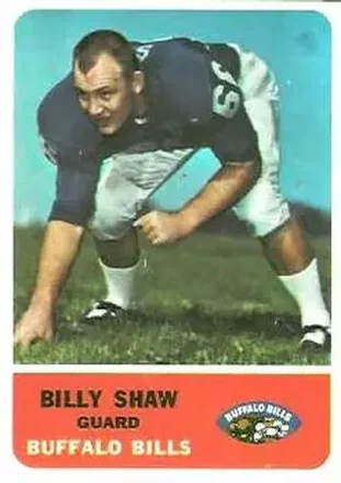 1962 Fleer #16 Billy Shaw