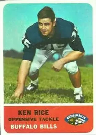 1962 Fleer #17 Ken Rice