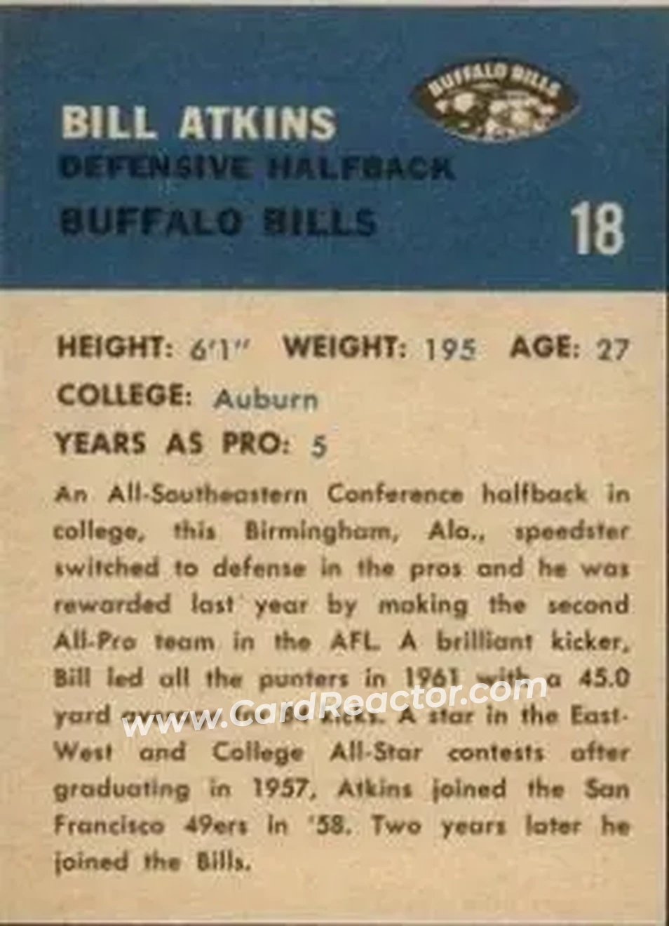 Back of Bill Atkins