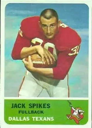 1962 Fleer #23 Jack Spikes