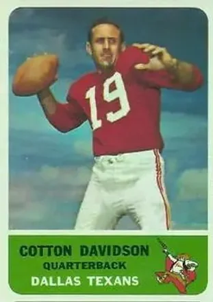 1962 Fleer #24 Cotton Davidson