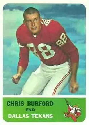 1962 Fleer #27 Chris Burford