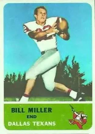 1962 Fleer #28 Bill Miller