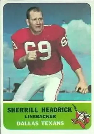 1962 Fleer #29 Sherrill Headrick