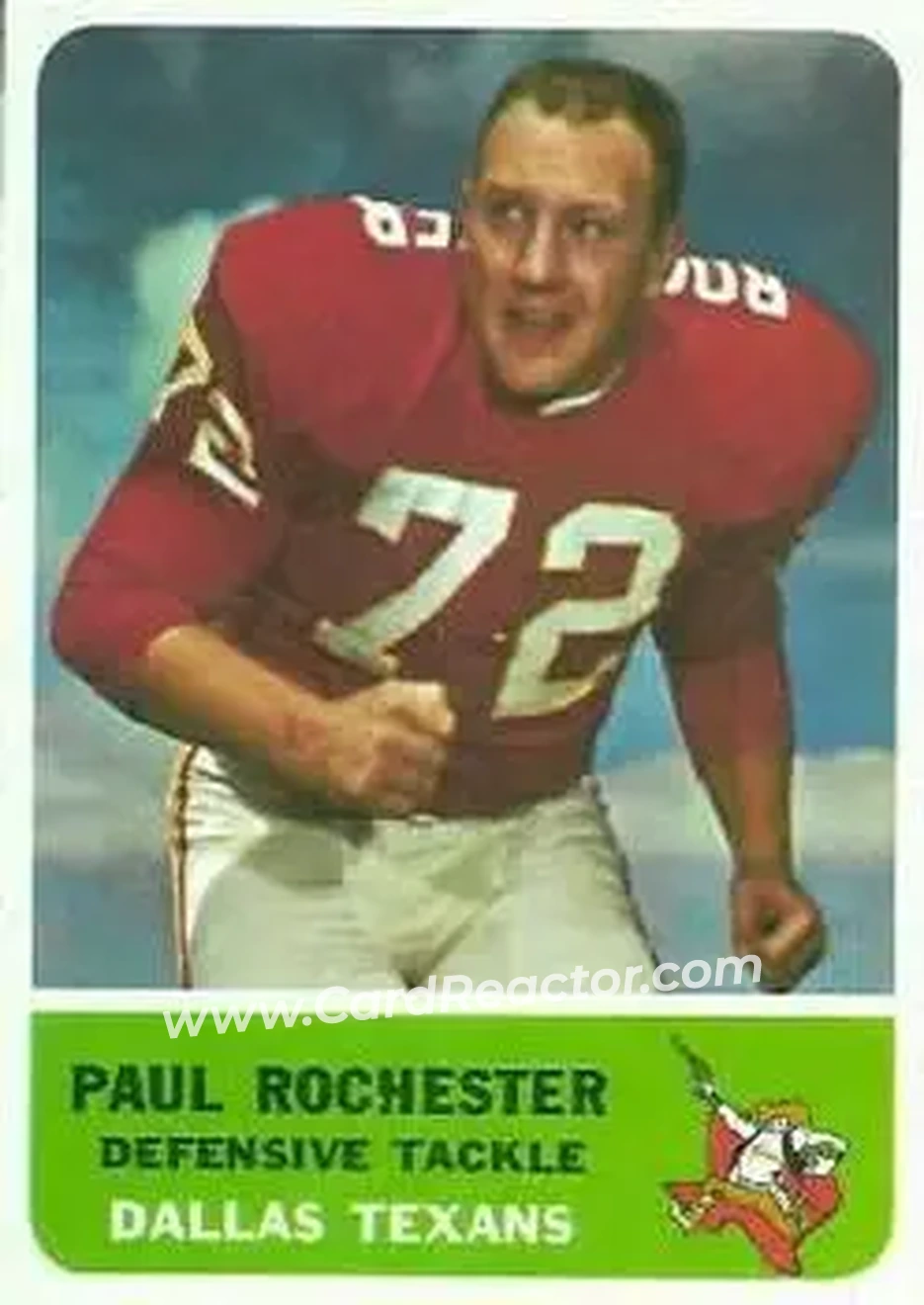 Front of Paul Rochester