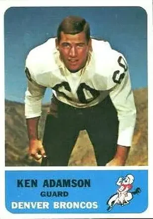 1962 Fleer #37 Ken Adamson