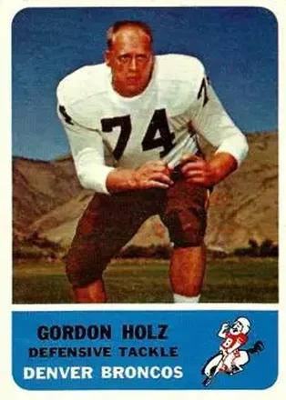 1962 Fleer #40 Gordy Holz