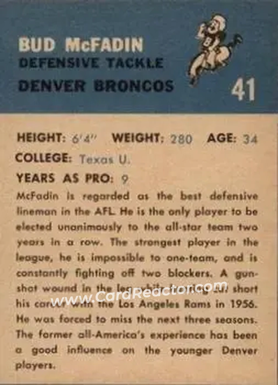 Back of Bud McFadin