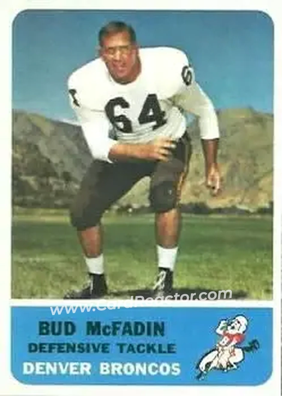Front of Bud McFadin