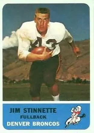 1962 Fleer #42 Jim Stinnette
