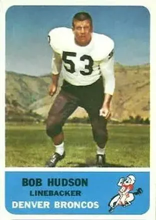 1962 Fleer #43 Bob Hudson