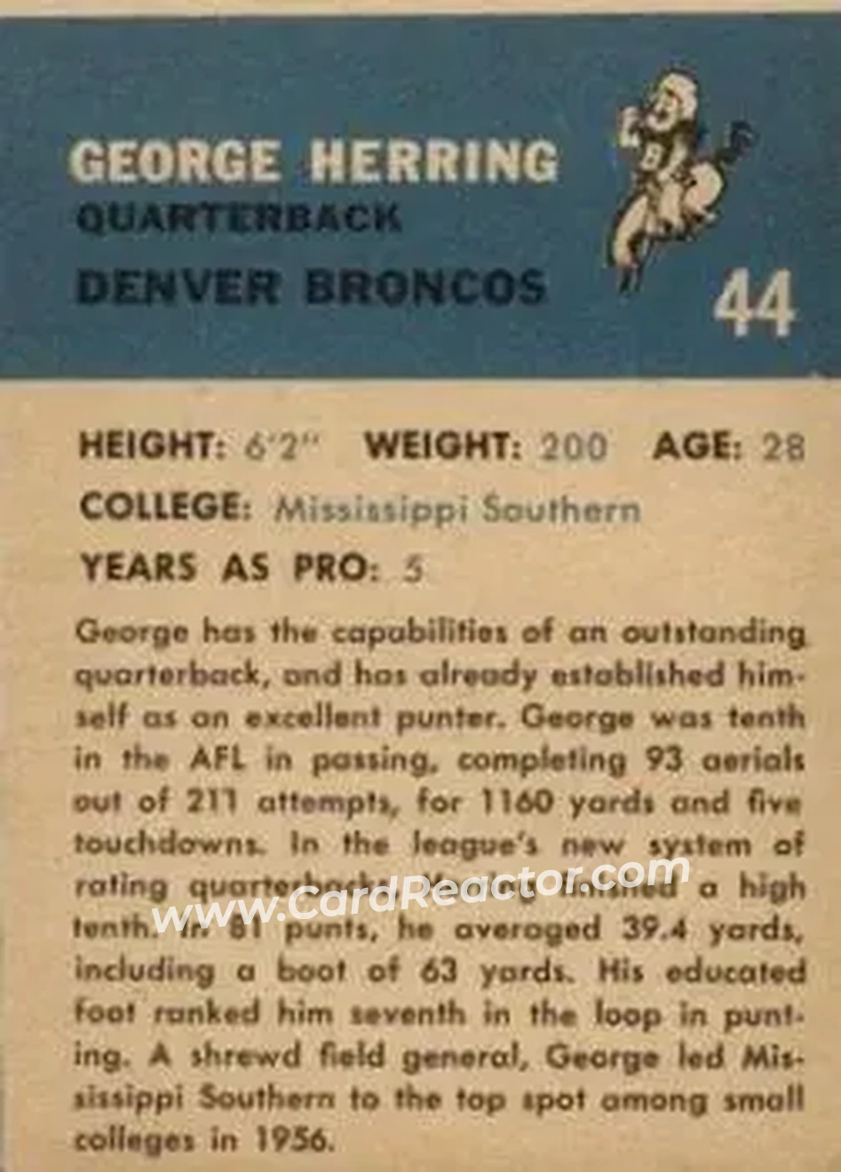 Back of George Herring
