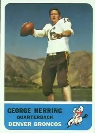 1962 Fleer #44 George Herring
